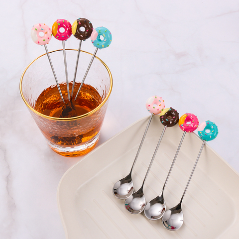 Creative Animal Coffee Cutlery Dessert Fruit Fork Spoon Cute