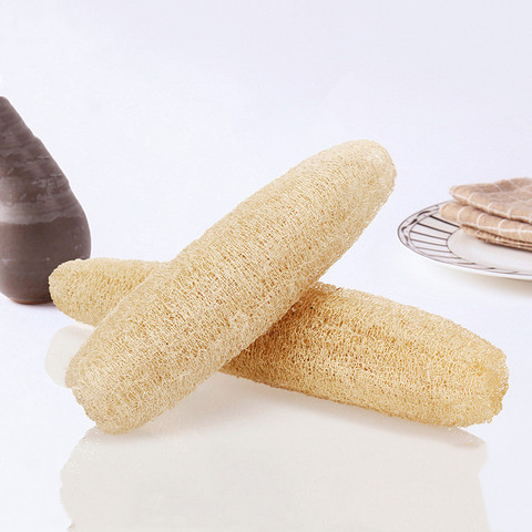 1PC Full Loofah Natural Exfoliation Biodegradable Loofah Sponge Cellulose Board Brush Cleaning Tools for Kitchen Bathroom ► Photo 1/5