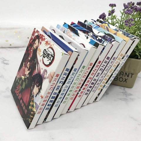 36pcs/box Anime Demon Slayer Kimetsu No Yaiba Sticker Waterproof Scrapbook Decor Stationery Stickers School Office Supply Gifts ► Photo 1/6