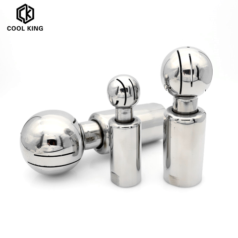 CK 1/2‘’ 3/4” 1” 2” Stainleess Rotary Spray Ball Sanitary Female Thread CIP Tank Cleaning Head 360 Degree Coverage Wash Fitting ► Photo 1/6