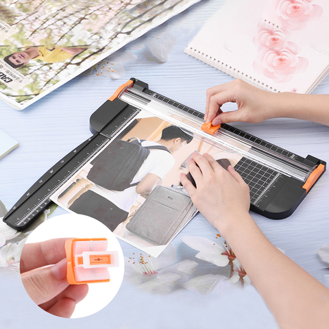 Paper Cutters And Trimmers Craft Cutting Tools With 3 Replace Cutter Hiden  Blades Photo A4 Paper Office Home Stationery Knife - AliExpress