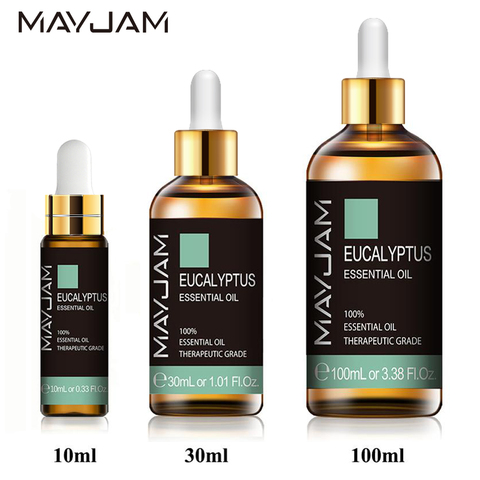 10ml 30ml 100ml MAYJAM Eucalyptus Essential Oil with Dropper Pure Natural Essential Oils Skin Care Massage Diffuser Aroma Oil ► Photo 1/6