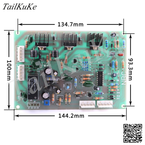 NBC Welder Control Panel, Tap Gas Shielded Welding Wire Feeding Plate NBC-2 Two Welding CO2 Welder Circuit Board ► Photo 1/2