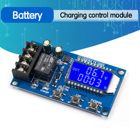 6-60v 10A Lithium Battery Charge Control Module Controller Protection Board with Overcharge Protection Switch XY-L10A ► Photo 1/6