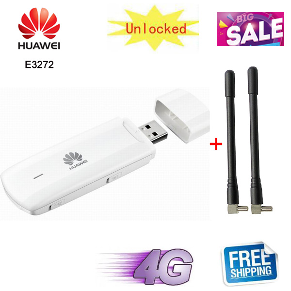 Price & Review on Original HUAWEI E3272 150Mbps 4G LTE USB Modem Dongle PK E3372 E392 E3276 | AliExpress Seller - HYX Store | Alitools.io