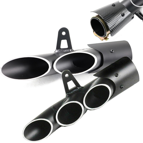 FREE SHIPPING Universal Modified Motorcycle Exhaust Muffler Pipe For YAMAHA R1 R6 R15 FZ1 MT09 Racing Escape Moto Silencer ATV ► Photo 1/6