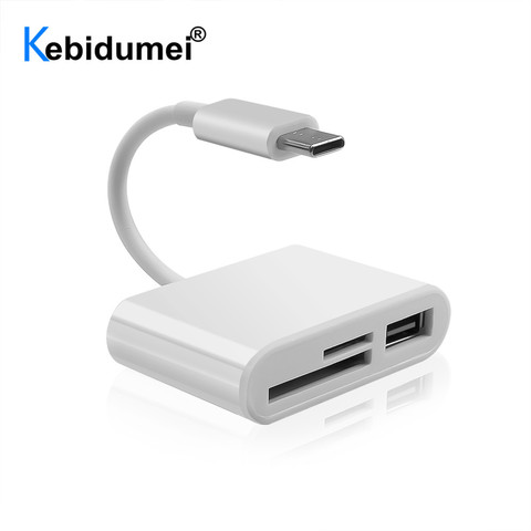 Type C To SD Card Reader OTG USB Cable Micro SD/TF Card Reader Adapter Data Transfer for Macbook Cell Phone Samsung Huawei ► Photo 1/6