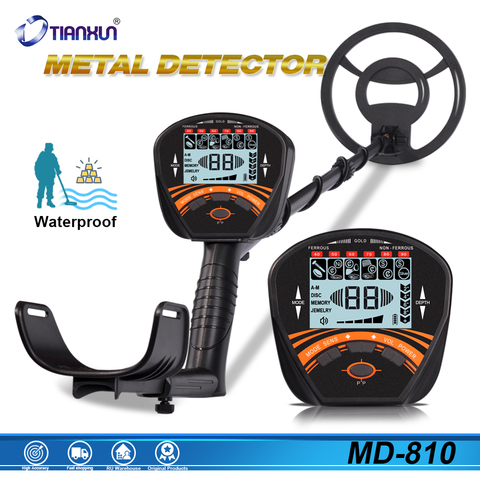 Professional Pinpointer Gold Detectos MD-810 Depth All Metal Detector Machine Treasure Finder Handheld Circuit Metales Hunter ► Photo 1/6