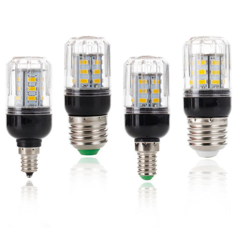 Led bulb E27 E14 E12 E26 5730 SMD 110V 220V DC 12V 24V 27LEDs 7W Led Candle Bulb Corn Lamp Chandelier Energy Saving Light Lamps ► Photo 1/6