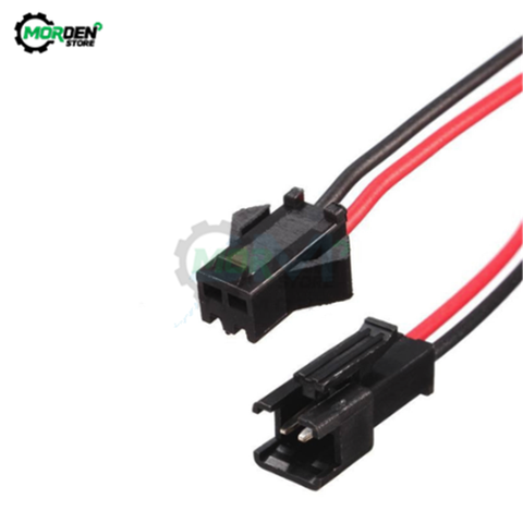 10Pairs SM 2-Pin 10cm JST 2Pin Plug Male to Female Wire Cable 3mm Connector Adapter for 3528 5050 LED Light Strip ► Photo 1/3