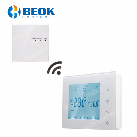 BOT-X306 Wireless Touch Screen Programmable Gas Boiler Thermostat for Room Heating Temperature Controller Regulator Kid Lock ► Photo 1/6