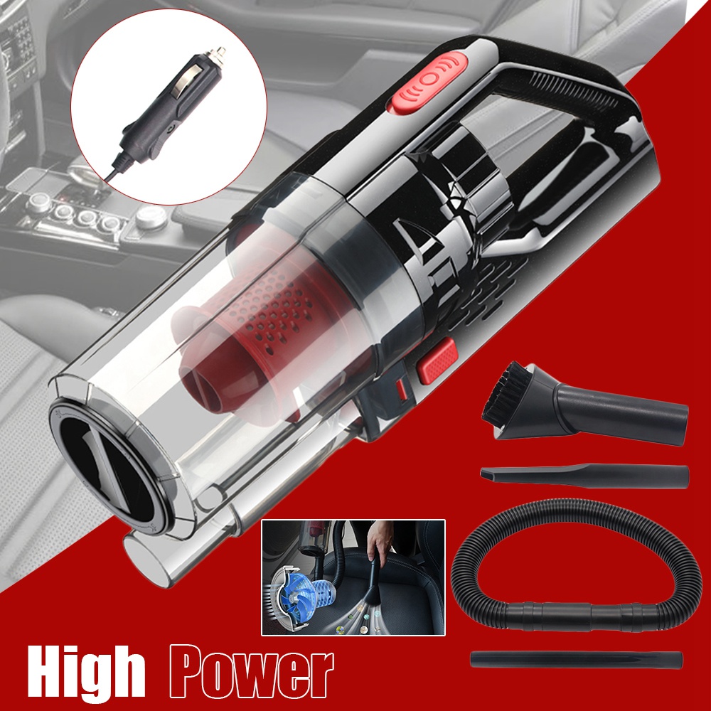 DC 12V Car Vacuum Cleaner High Power 150W 6000PA Wet/Dry Handheld Portable