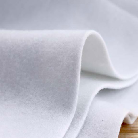 Tela Adhesiva Patchwork 180g Single Side Fabric Adhesive Cotton Batting Cream Interlining Filler Entretela Para Costura 50x100cm ► Photo 1/4