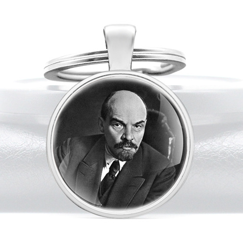 Great Soviet Communism Влади́мир Ильи́ч Улья́нов Vladimir Ilyich Ulyanov Lenin Ле́нин Keychain Classic Men Women Key Rings ► Photo 1/6