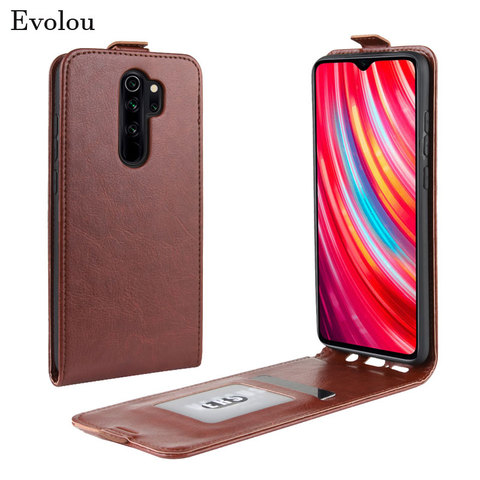 Retro Vertical Flip Leather Cover for Redmi Note 8T 8 9 Pro Up Down Leather Phone Case for Xiaomi CC9 Note 10 Lite Phone cover ► Photo 1/6