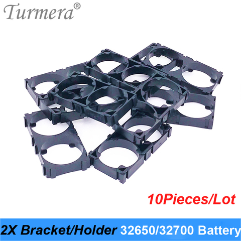 Turmera 32650 32700 2x Battery Bracket Cell Safety Anti Vibration Plastic Brackets For 32650 32700 battery pack 10pieces ► Photo 1/6