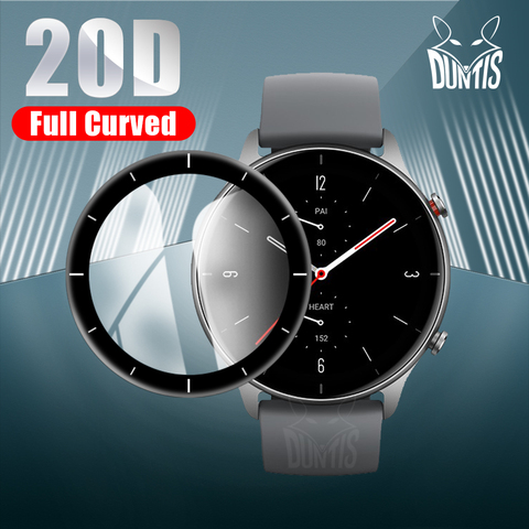 20D Curved Edge Protective film For Xiaomi Amazfit GTR 2 / 2 Sport / 2E Smart watch Soft Screen Protector Accessories (Not Glass ► Photo 1/6