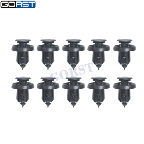 10pcs Front Bumper Retainer Clip Push Type Retainer W/Metal Insert 91506-S9A-003 For Honda Locking Hooks Fastener Latch Rivet ► Photo 1/6