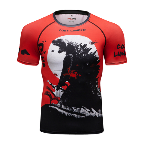 Cody Lundin Men's Running T-Shirts Quick Dry Compression Sport T-Shirts Fitness Gym Running Shirts Shirts Men Jersey Sportswear ► Photo 1/6