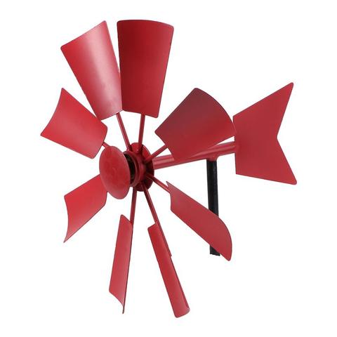 Iron Windmill Yard Winnower Garden Ornament For Outdoors Rotating Windmill Pastoral Plugin Garden Park Decoration ► Photo 1/6