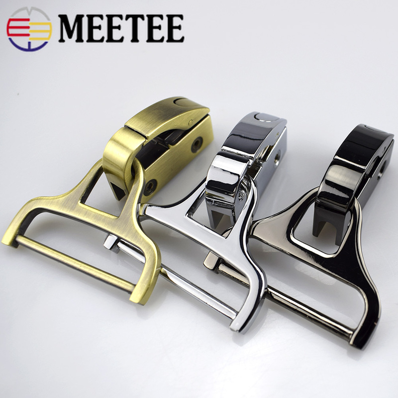 Wholesale Fashion metal shoulder strap ring buckle side clip hook  decorative metal connector d ring loop strap connectors bag hardware From  m.