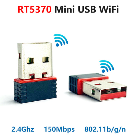 Mini 5370 WiFi Dongle Ralink RT5370 chip 5370 mini usb wifi150Mbps USB2.0 interface Wireless USB WiFi Adapter ► Photo 1/6