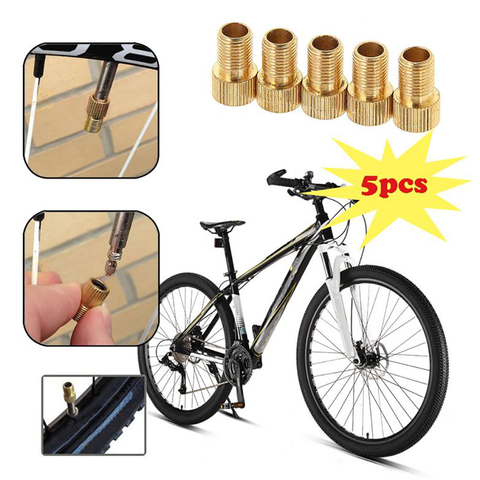 5 PCs Bicycle nipple adapter, велониппель, bicycle air valve adapter, Pump Adapter ► Photo 1/6