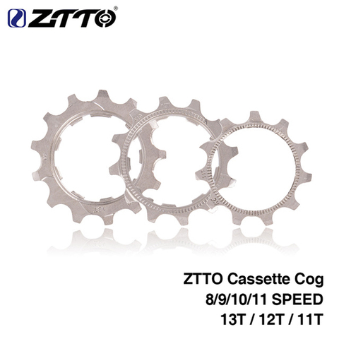 ZTTO 1PCS MTB Road Bike Freewheel Cog 8 9 10 11 Speed 11T 12T 13T Bicycle Cassette Sprockets Accessories For Shimano SRAM ► Photo 1/6
