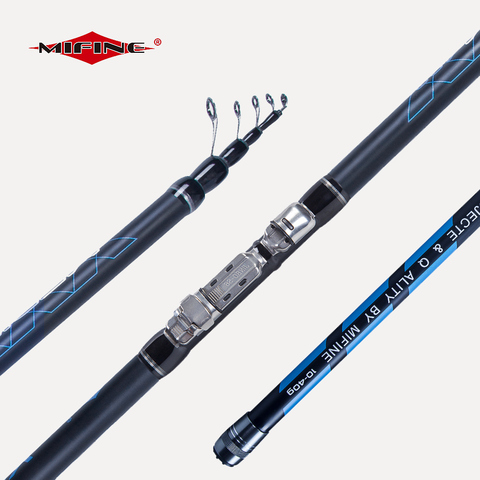 MIFINE MEDIUM Telescopic Bolo Fishing Rod 4M/4.5M/5M/6M Ultra Light High Carbon Fiber Travel Fishing Float 10-40g Bolognese ► Photo 1/6