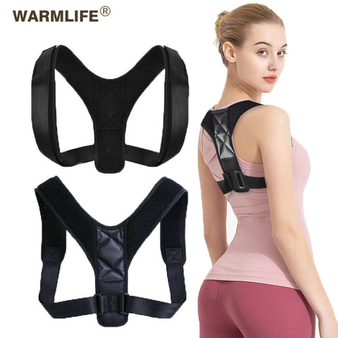 Back Posture Corrector  Belt Adjustable  Clavicle Spine Back Shoulder Lumbar Posture Correction ► Photo 1/6