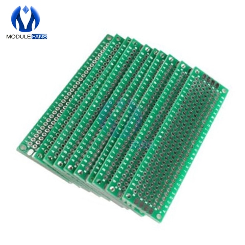 5pcs 2x8 2 X 8 cm 2*8 2x8cm Double Side Prototype Pcb Panel Universal Board Diy Electronic ► Photo 1/3