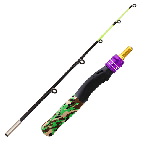 61cm Ice Fishing Rod Carbon Spinning Winter Raft Shrimp Carp Fishing Child Pole Winter Fishing Rod Tackle ► Photo 1/6