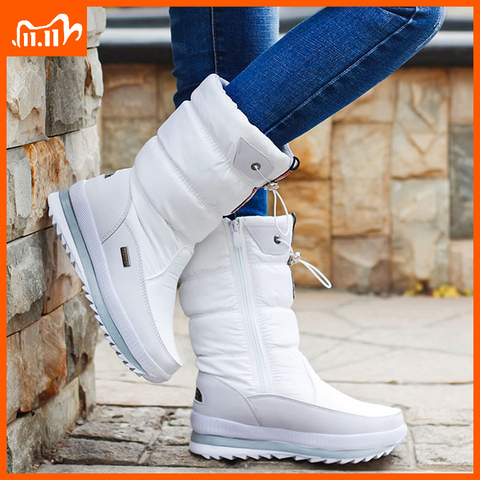 Winter Platform Women Boots Children Rubber anti-slip Snow Boots Shoes for women Waterproof Warm Winter Shoes Botas ► Photo 1/6