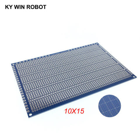 1pcs DIY 10*15CM Blue Single Side Prototype Paper PCB Universal Experiment Matrix Circuit Board 10x15CM For Arduino ► Photo 1/6