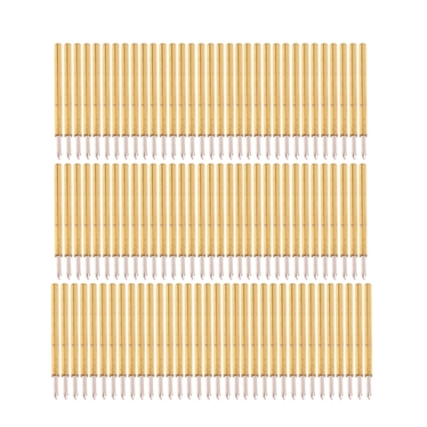 100 Pcs Dia 1.02mm Length 15.85mm 100g Spring Test Probe Pogo Pin Tool P75-B1 J6PC ► Photo 1/5