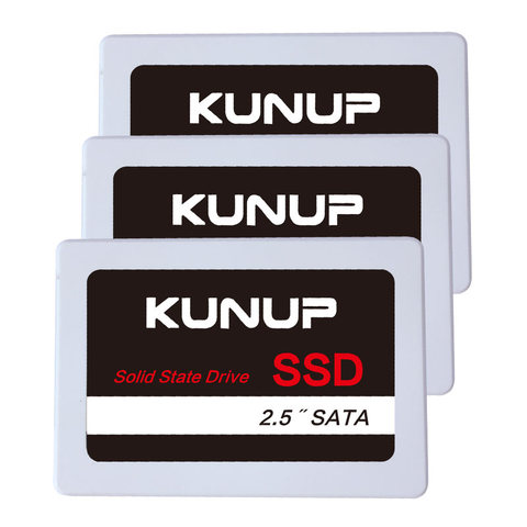 KUNUP SSD 120GB  Factory wholesale Internal SATA3 2.5 inch OEM Solid State Drive white SSD ► Photo 1/6