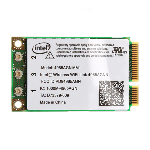 Dual Band 300Mbps WiFi Link Mini PCI-E Wireless Card For Intel 4965AGN NM1 ► Photo 1/6