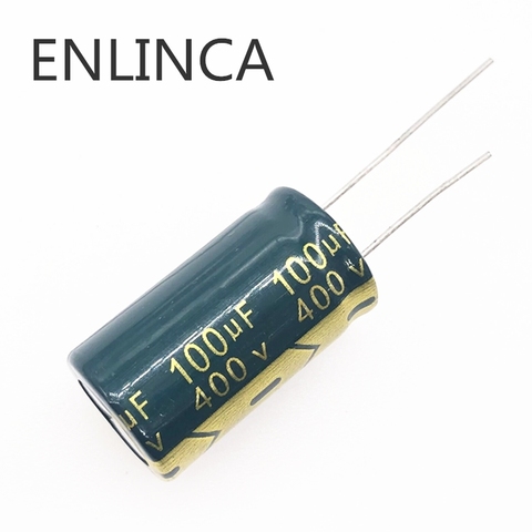 2pcs/lot 100UF 400V 100UF aluminum electrolytic capacitor size 18*30 T20 20% ► Photo 1/1