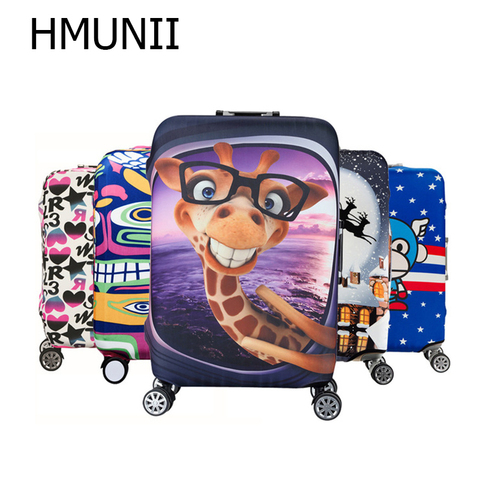 HMUNII Elastic Luggage Protective Cover For 19-32 inch Trolley Suitcase Protect Dust Bag Case Child Cartoon Travel Accessories ► Photo 1/6
