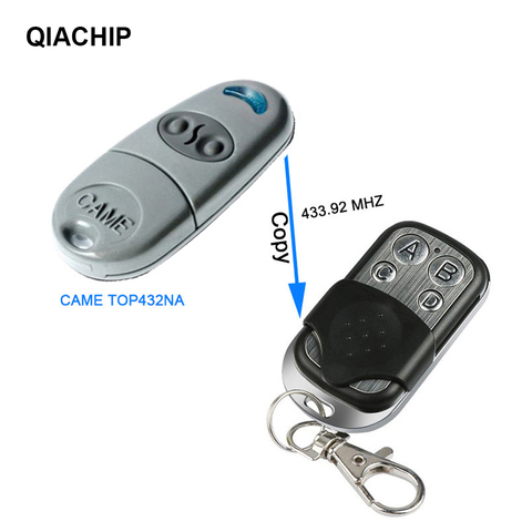 QIACHIP Copy CAME TOP 432NA Duplicator 433.92 mhz Remote Control Universal Garage Door Gate Remote Cloning 433 MHz Transmitter ► Photo 1/6
