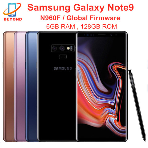 Samsung Galaxy Note9 Note 9 N960F Global Version 128GB ROM 6GB RAM LTE Octa Core 6.4inches NFC Exynos Original Cell Phone ► Photo 1/6