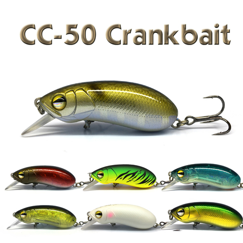 CC50 Crankbait 55mm 8.4g Sinking Fishing Lures Small Crank Bait Mini Sink Minnow Hard Artificial for bass trout perch pike fish ► Photo 1/6