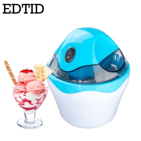 EDTID 220V Household Ice Cream Maker Ice Cream Machine Portable Ice Maker Available Easy Operation High Quality 0.5L ► Photo 1/4