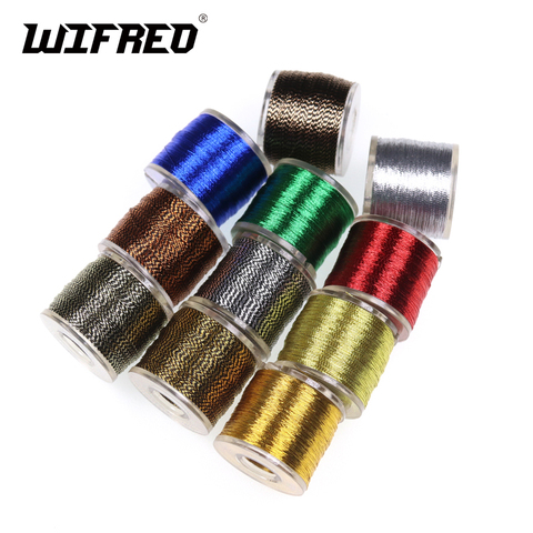 Wifreo 100 yards/spool Metallic Guide Rod Building Wrapping Fishing Line Thread Strong Nylon Fibers Nymph Midge Jig Hook Tying ► Photo 1/6