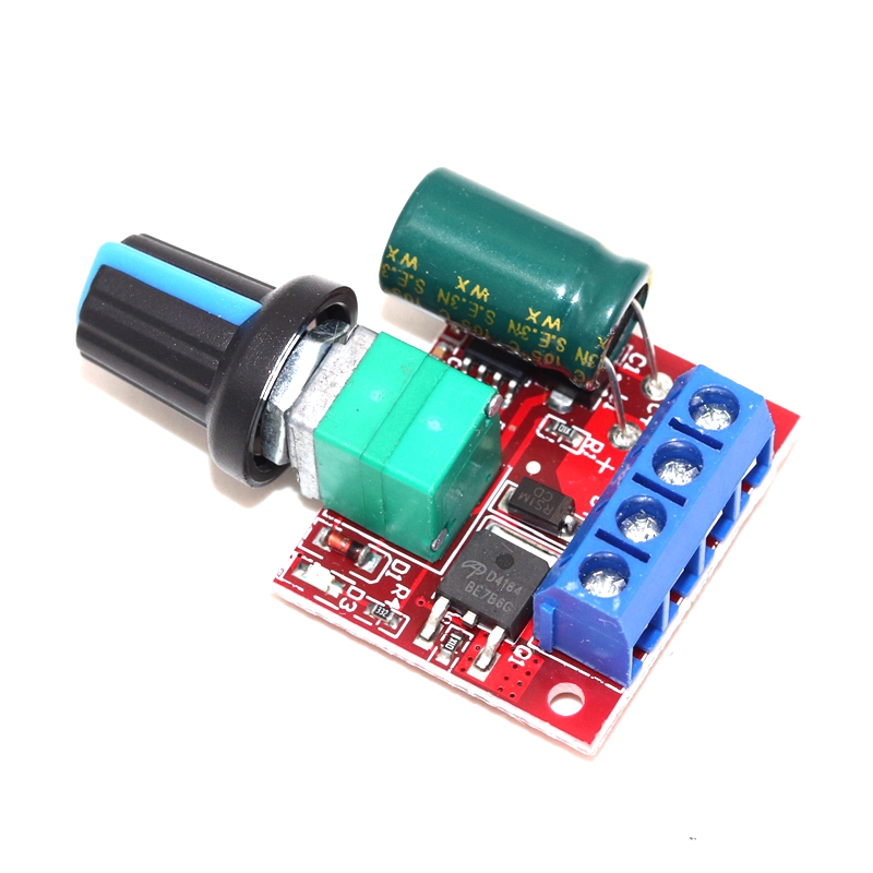 90W PWM DC Motor Speed Control Regulator Module Switch LED Dimmer Board 5A CG 