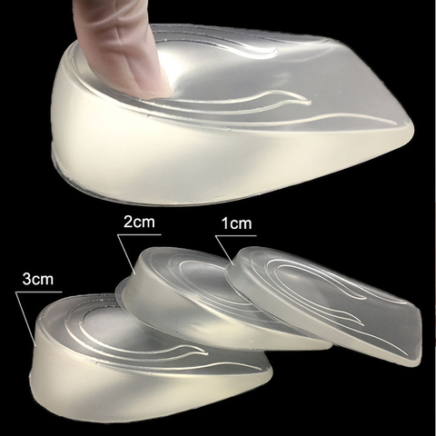 Silicone Gel Height Increase Insole Heel Lifting Inserts Shoe Foot Care Protector Elastic Cushion Arch Support Insert for Unisex ► Photo 1/6