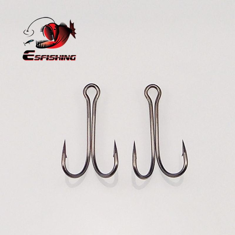 ESFISHING 10pcs Long Shank Double Hook Weedless Fishing hook Duple Hook for  Jig Bass Fish Hook fishing tackle For Soft Lure - Price history & Review
