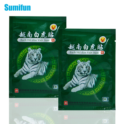 8/24/40/64pcs White Tiger Balm Pain Patch Soothing Muscles Medicated Plasters Body Neck Relief Arthritis Capsicum Patch ► Photo 1/6