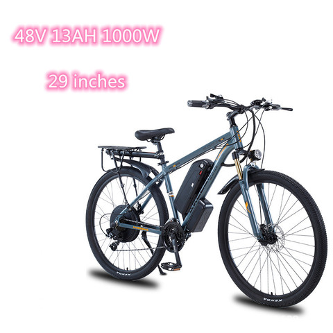 29 inch aluminum alloy adult assisted lithium battery bicycle 48v13ah 1000W electric mountain bike long range electric bicycle ► Photo 1/6