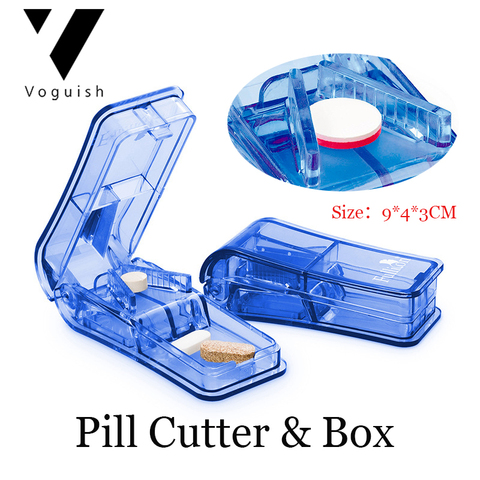 1pcs Mini Quality Pill Cutter Medicine Box Pill Cutting Splitter Drugs Tablet Cutter Divider Storage Case Pill Box Pill Cases ► Photo 1/6